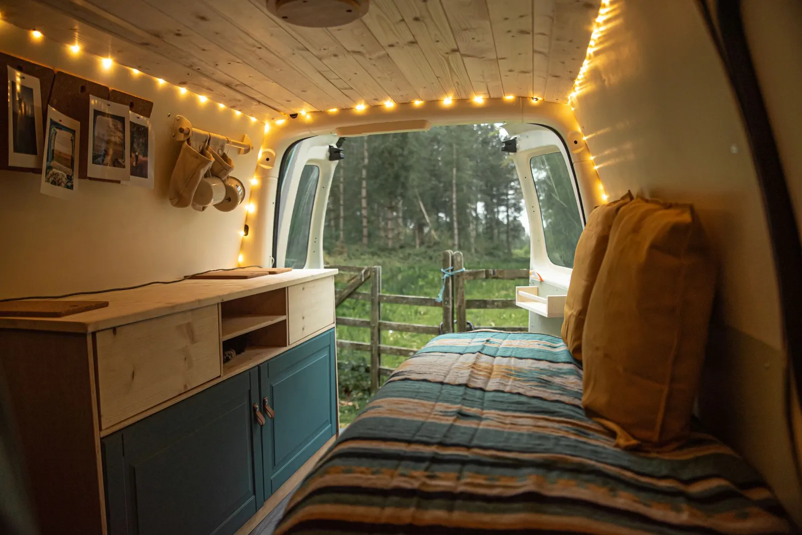 camper van interior cabin
