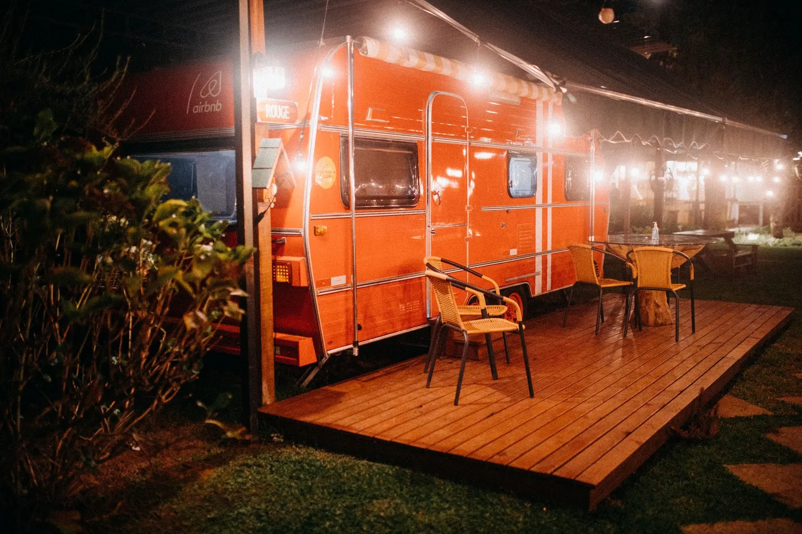 camper van awning outdoor
